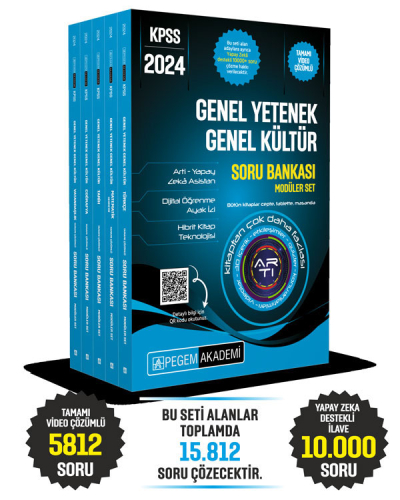 2024 KPSS GY GK Tamamı Çözümlü Soru Bankası Modüler Set TARİH