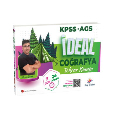 2026 KPSS MEB AGS İdeal Coğrafya Video Konu Anlatımlı Tekrar Kampı Kazım Sayı Dizgi Kitap