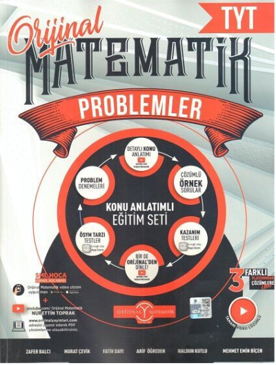 TYT Problemler Konu Anlatımlı Eğitim Seti Orijinal Yayınları