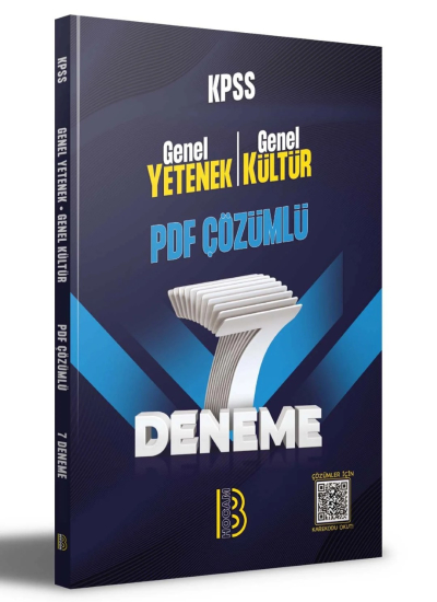 KPSS Genel Yetenek Genel Kültür 7 Deneme PDF Çözümlü Benim Hocam Yayınları Fotokopi.SHOP - Öğrencilerin Marketi!