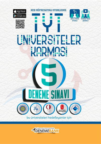 TYT Üniversiteler Karması 5 Deneme Sınavı Deneme Bank