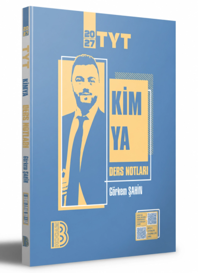 2027 YKS TYT Kimya Ders Notları Görkem Şahin Benim Hocam Yayınları