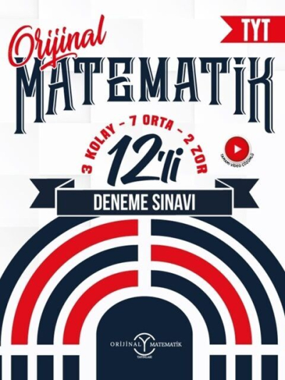 TYT Matematik 12 li Deneme Sınavı Orijinal Yayınları