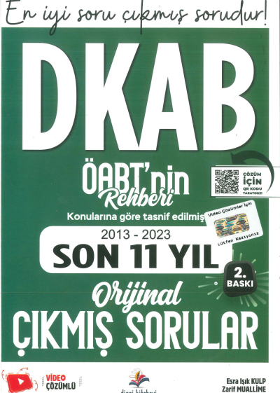 DKAB ÖABT'NİN REHBERİ 2013-2023 ORJİNAL ÇIKMIŞ SORULAR