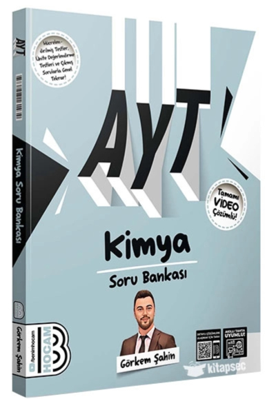 AYT Kimya Tamamı Video Çözümlü Soru Bankası Benim Hocam Yayınları Fotokopi.SHOP - Öğrencilerin Marketi!